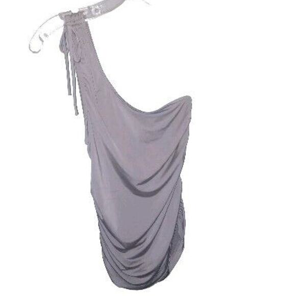 Free People Other - Intimately Free People Grey One Shoulder Bathing Tank Top S Drawstring Sides Y2K